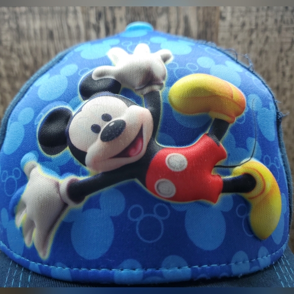 Disney 3D Mickey Mouse Boys Youth Adjustable Snapback Baseball Hat Cap One Size - Picture 2 of 8